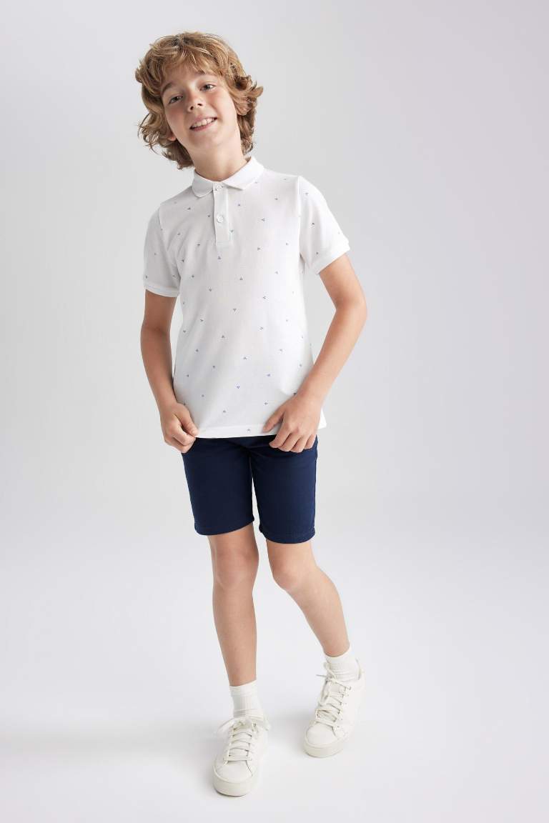 Boy Gabardine Shorts