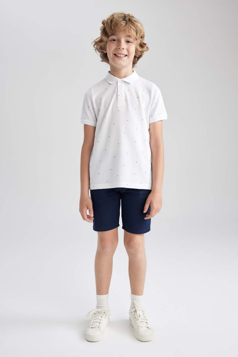 Boy Gabardine Shorts