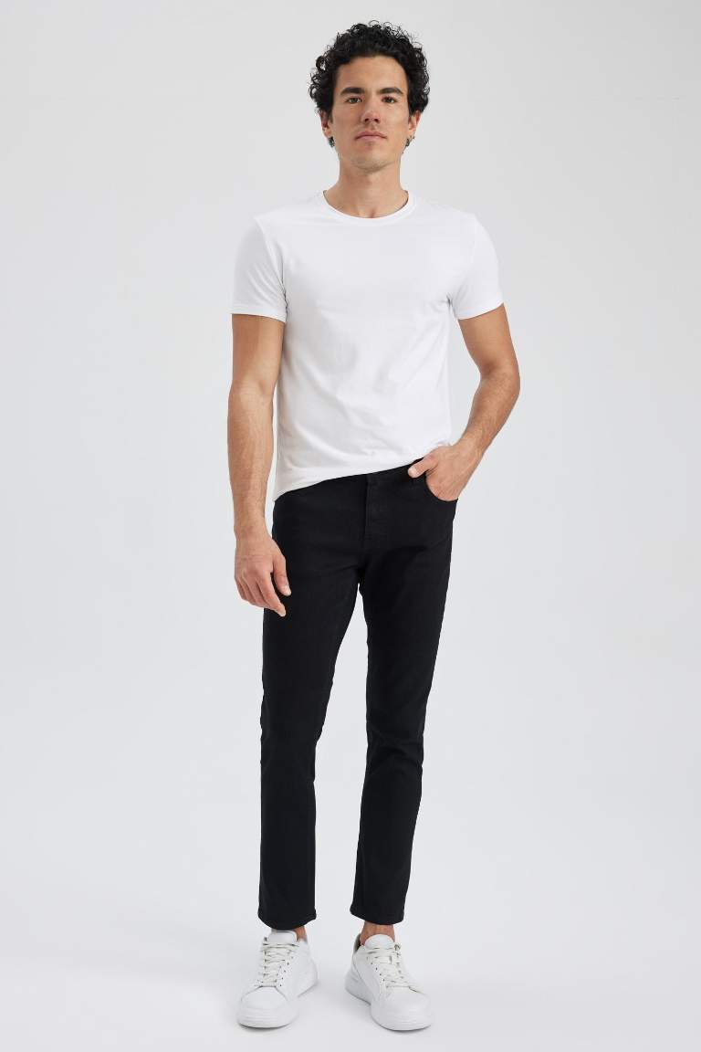 Slim Fit Straight Jean Trousers