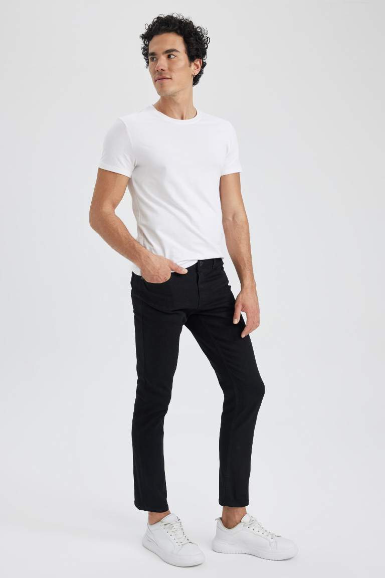Slim Fit Straight Jean Trousers