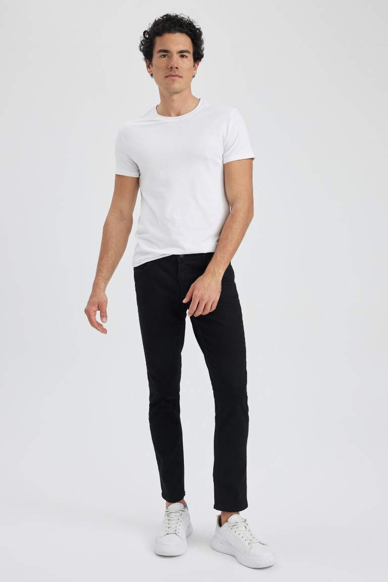 Slim Fit Straight Jean Trousers