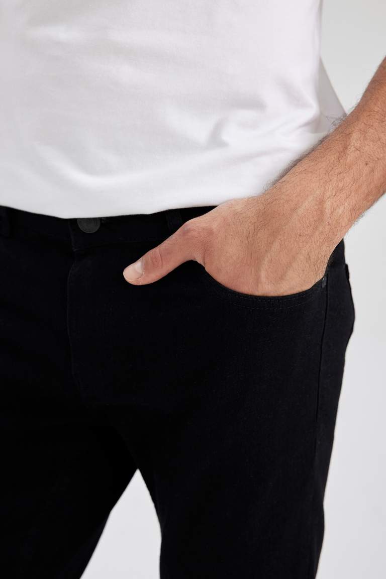 Slim Fit Straight Jean Trousers
