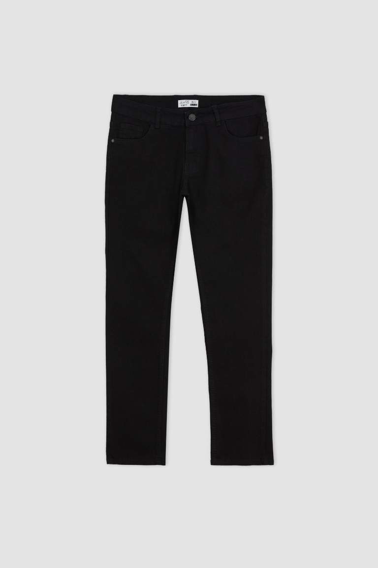 Slim Fit Straight Jean Trousers