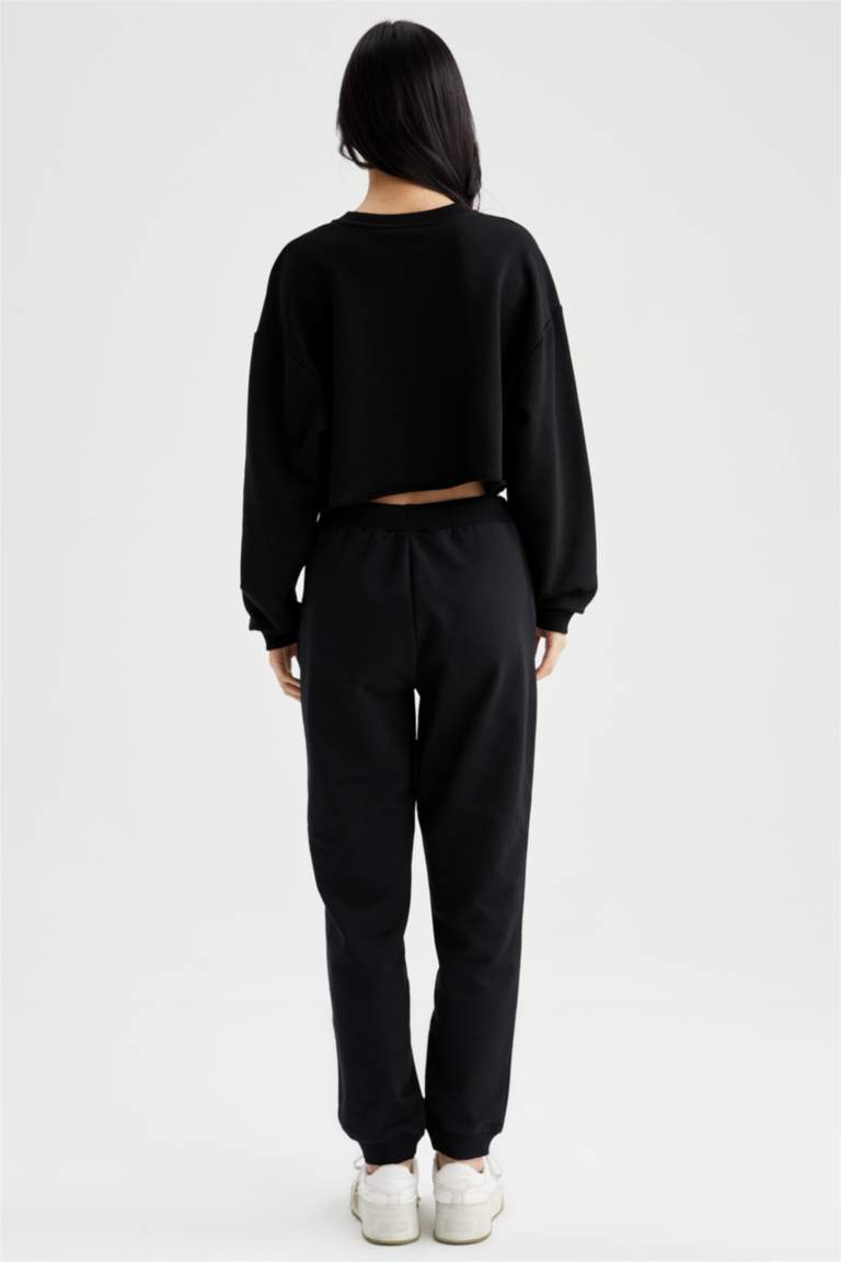 Regular Fit Basic Geri Dönüşümlü Jogger Eşofman Altı