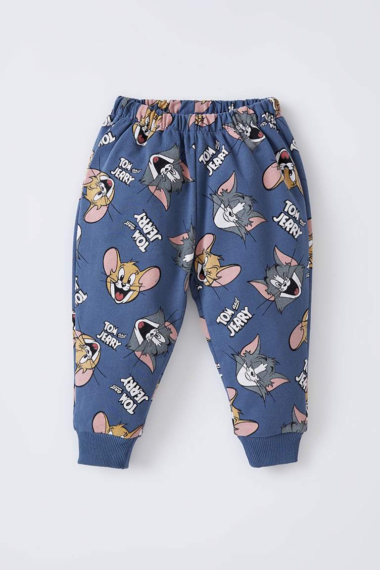 Long Sleeve Tom & Jerry Print Pyjama Set