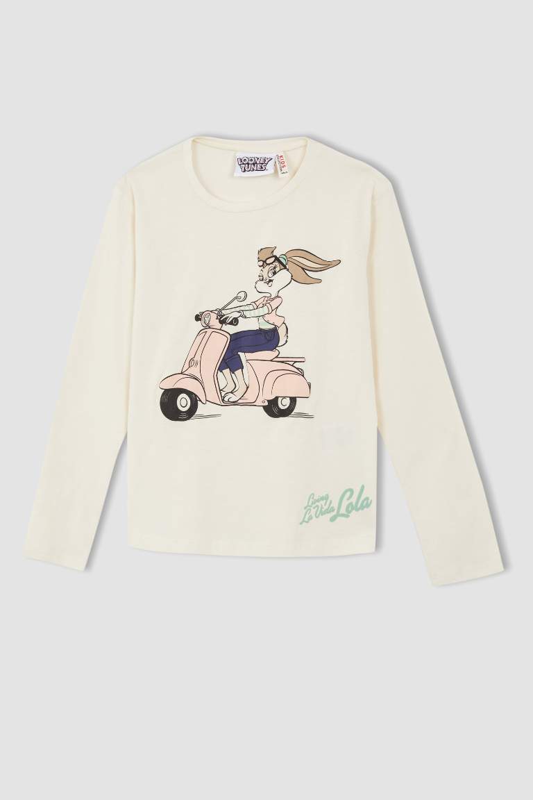 Girl Long Sleeve Lola Print T-Shirt