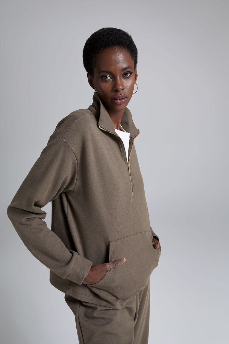 Sweat Femme Doux à Manches Longues Blanc Avec Fermeture éclair - Taille Au Choix - Neuf Avec étiquettes