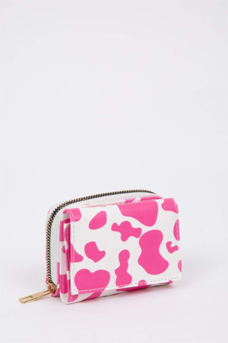 Kadın Baskılı Suni Deri Cüzdan