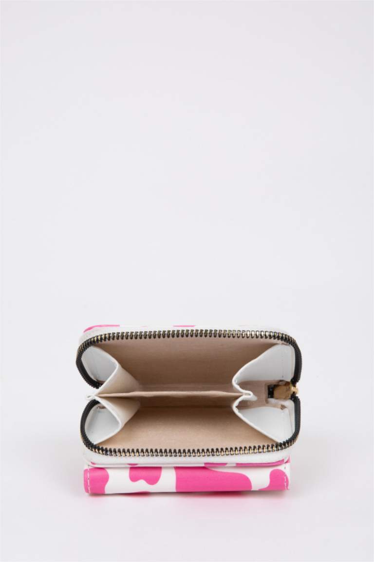 Kadın Baskılı Suni Deri Cüzdan