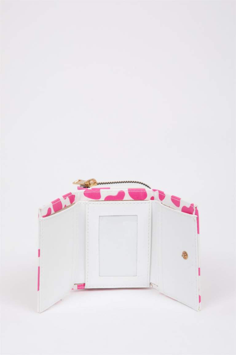 Kadın Baskılı Suni Deri Cüzdan