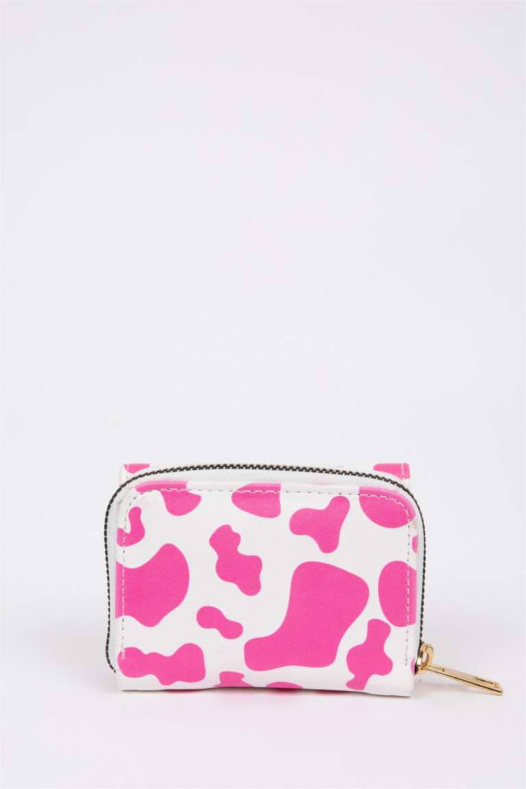 Kadın Baskılı Suni Deri Cüzdan