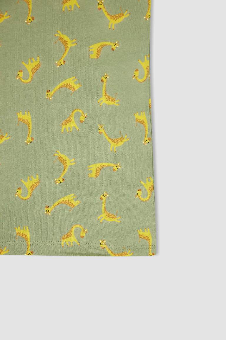 2 Pack Regular Fit Giraffe Print Vest
