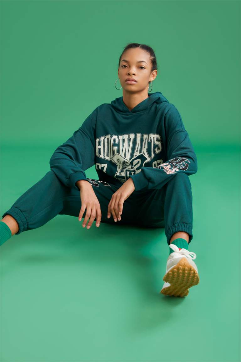 Coool Harry Potter Oversize Fit Kapüşonlu Sweatshirt