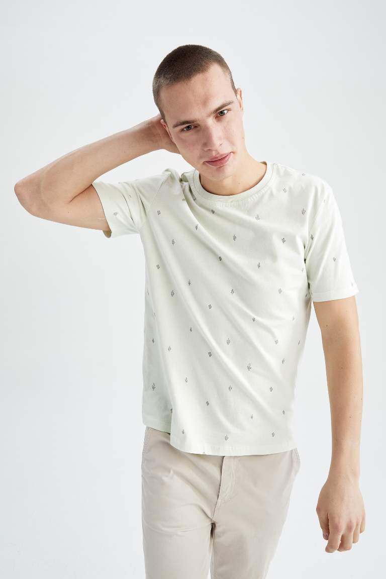 Regular Fit Short Sleeve Printed T-Shirt