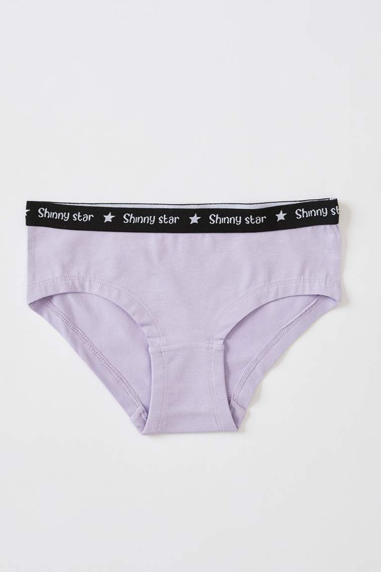 Lot de 2 boxers en coton texturé extensible à motifs pour Fille