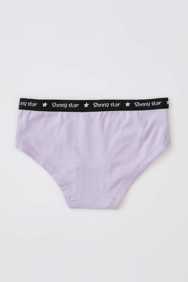 Lot de 2 boxers en coton texturé extensible à motifs pour Fille