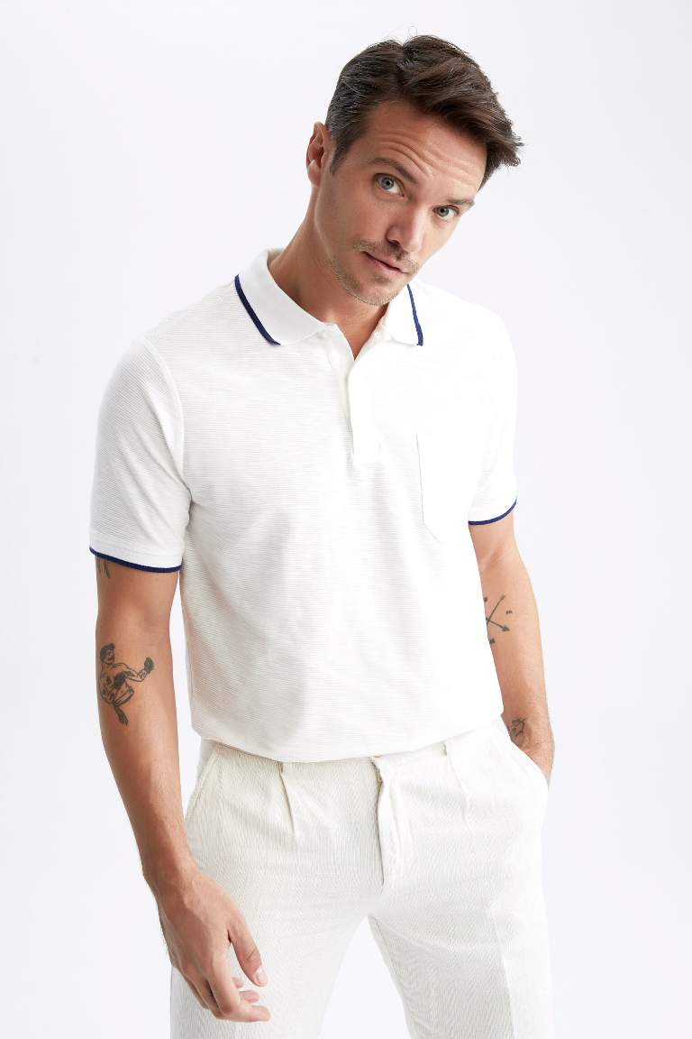 Regular Fit Polo Yaka Kısa Kollu Tişört