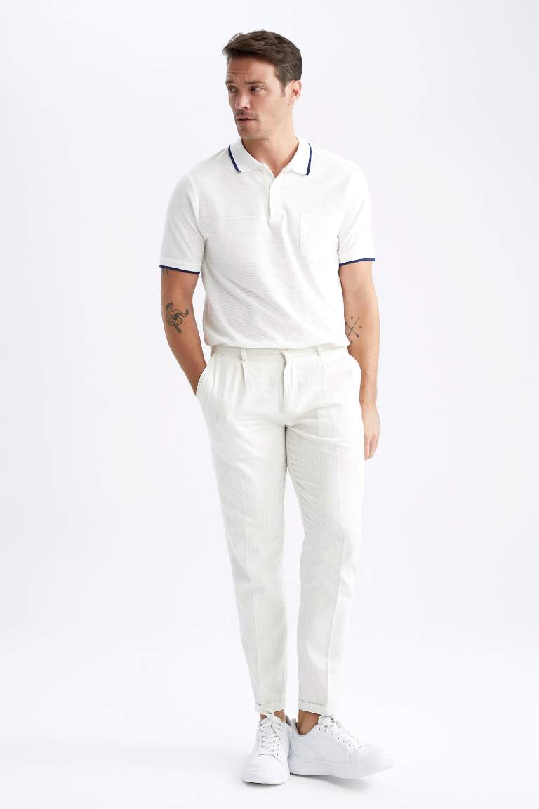 Regular Fit Polo Yaka Kısa Kollu Tişört