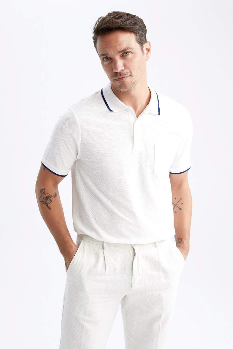 Regular Fit Polo Yaka Kısa Kollu Tişört