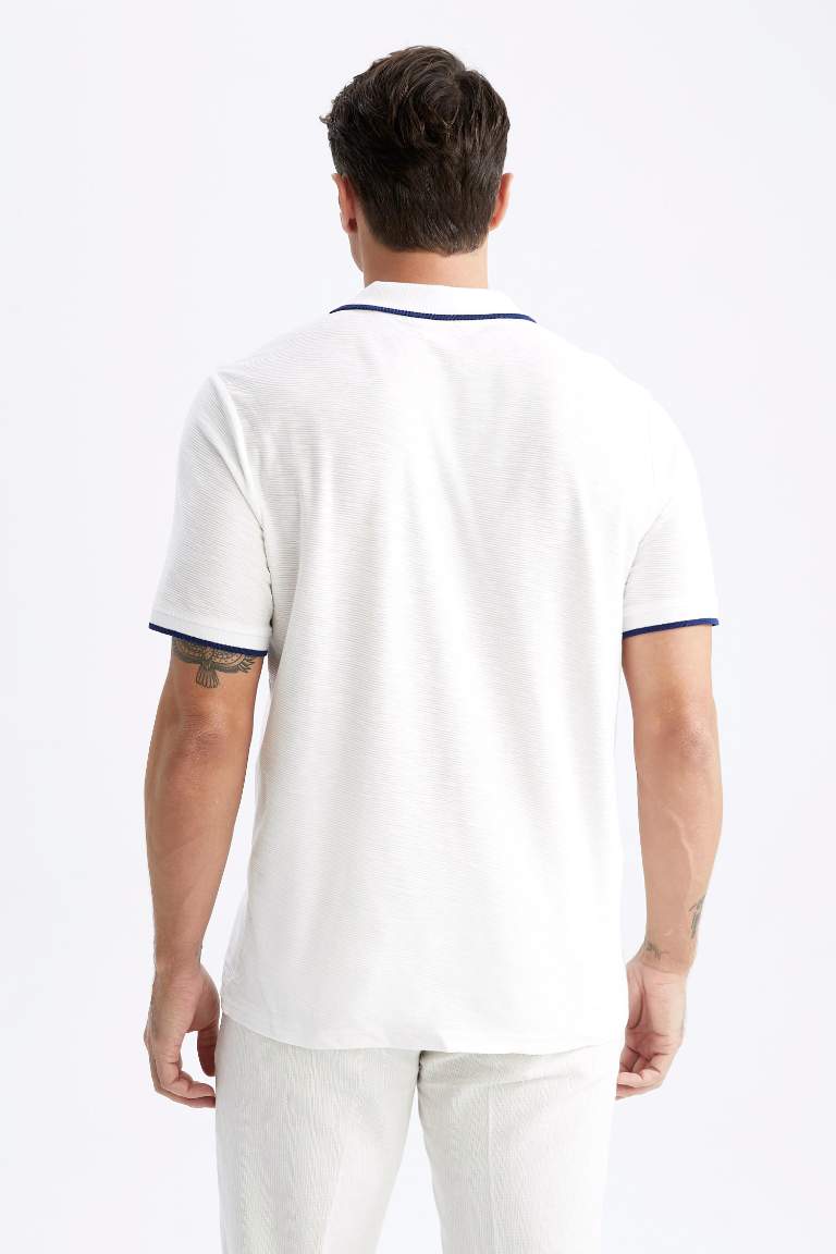 Regular Fit Polo Yaka Kısa Kollu Tişört
