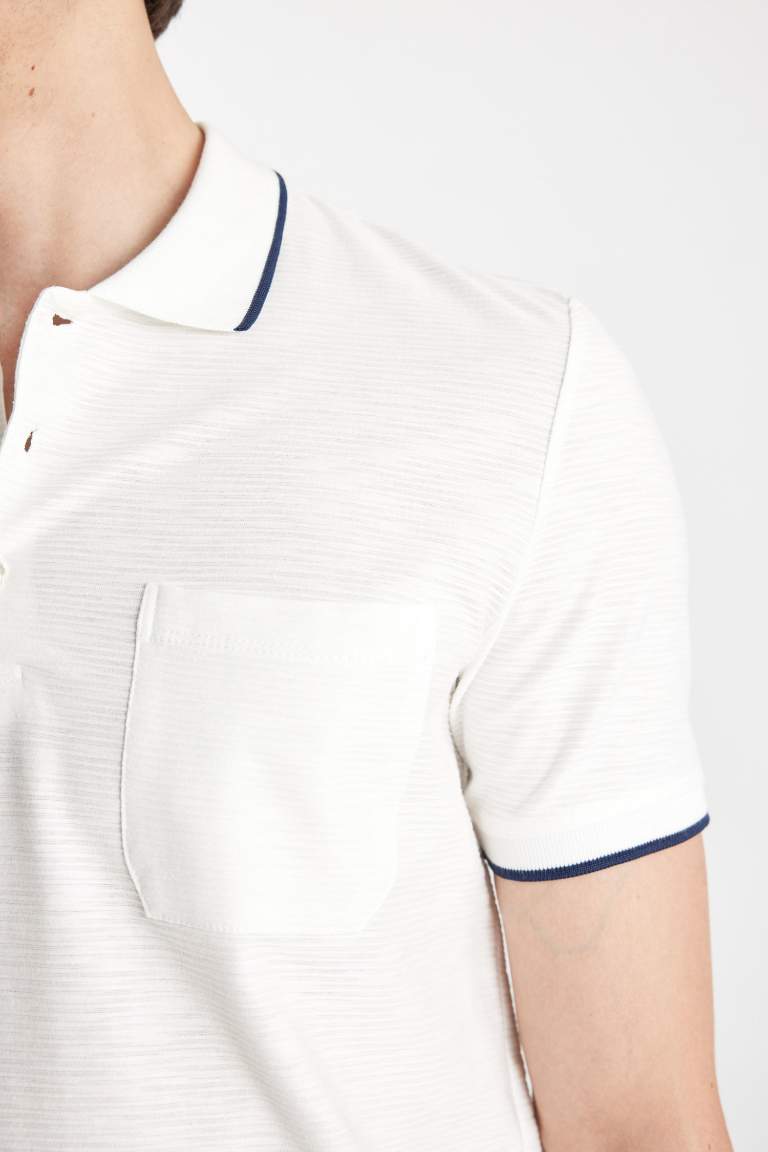 Regular Fit Short Sleeve Polo T-Shirt