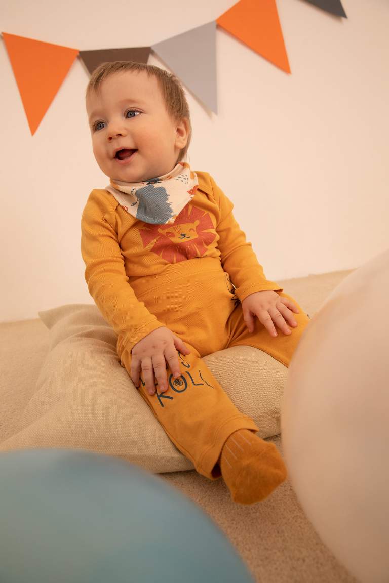 2 Pack Colour Block Newborn Joggers