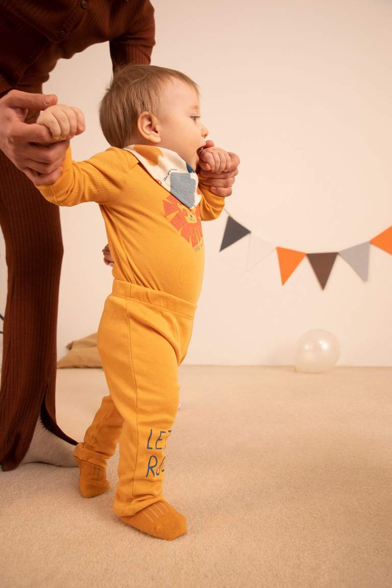 2 Pack Colour Block Newborn Joggers