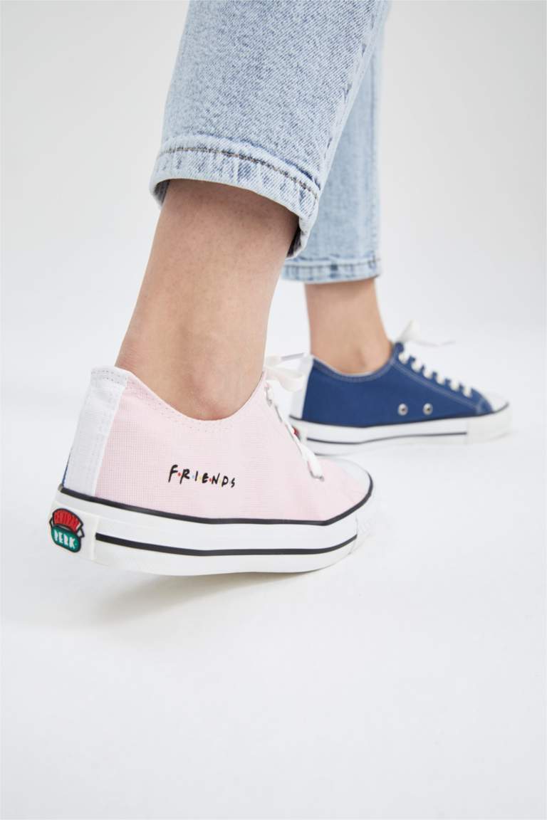 Kadın Friends Bağcıklı Bez Ayakkabı