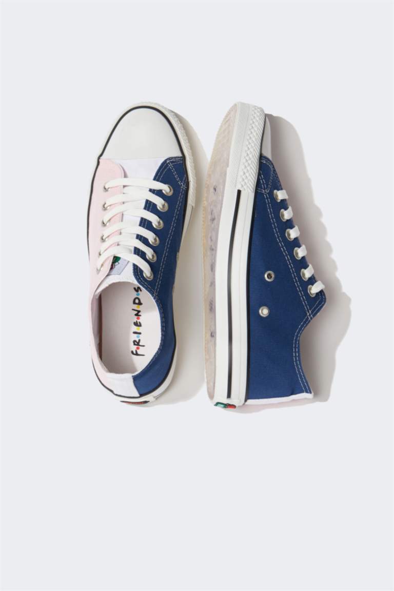 Kadın Friends Bağcıklı Bez Ayakkabı