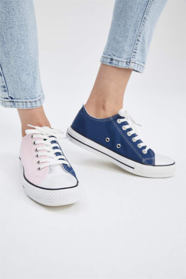 Kadın Friends Bağcıklı Bez Ayakkabı