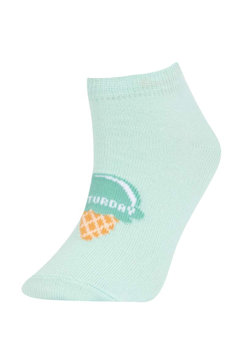 Girls' Cotton 7-Pack Short Socks