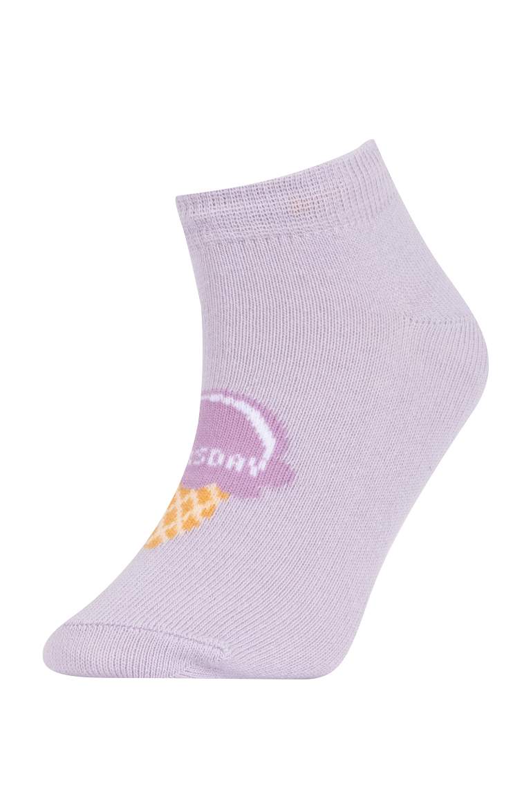 Girls' Cotton 7-Pack Short Socks