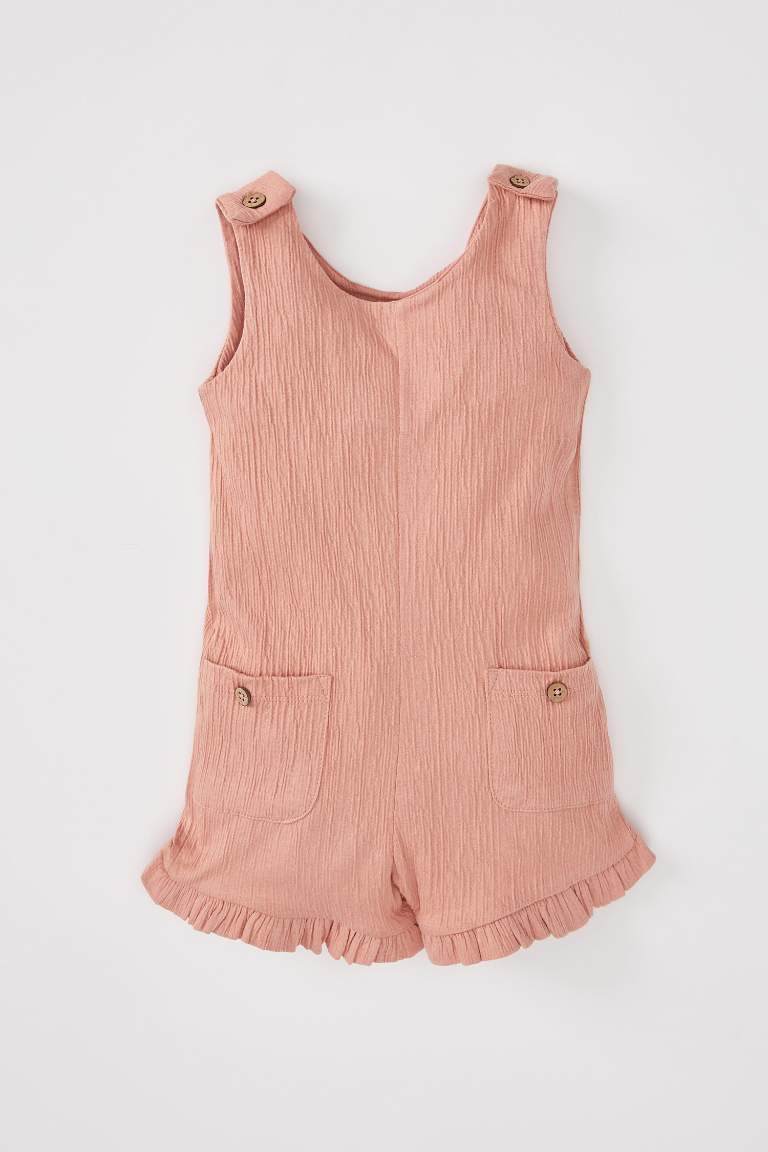 Sleeveless Mini Dungarees