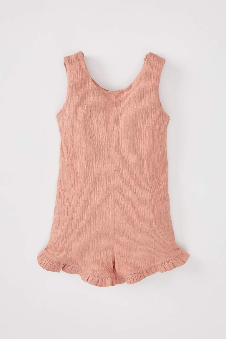 Sleeveless Mini Dungarees