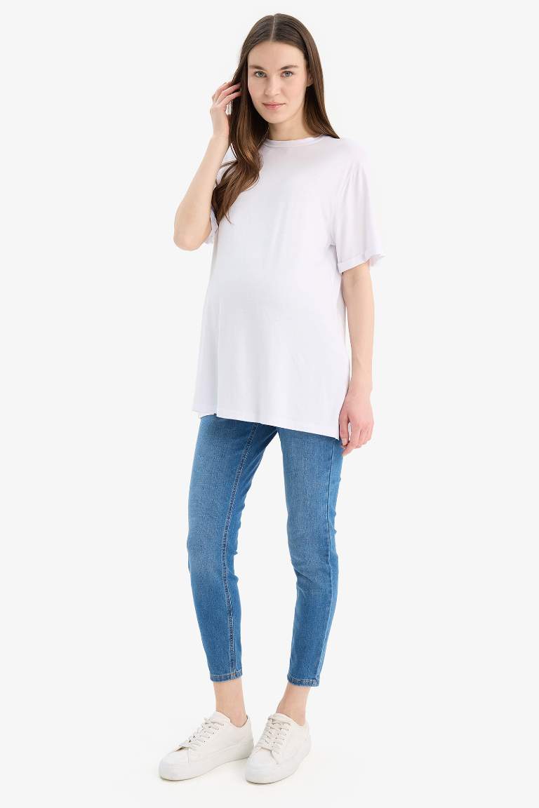 Skinny Fit Regular Hem Maternity Pants