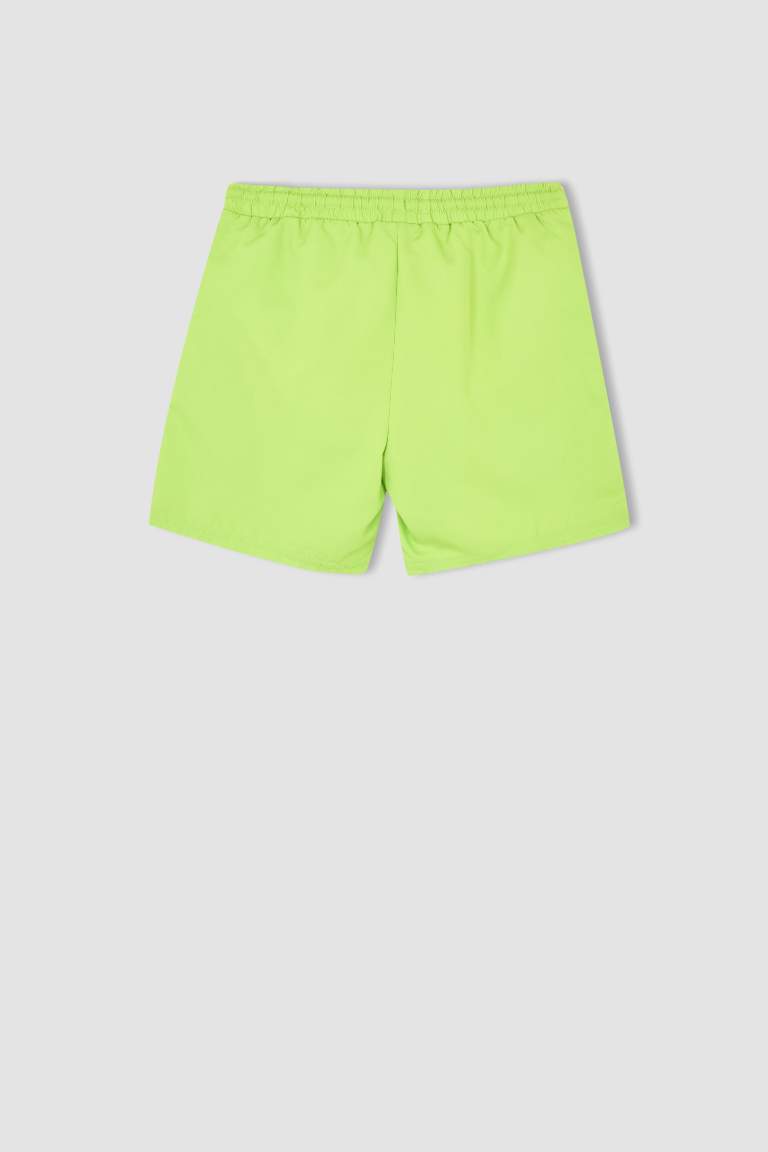 Boy Basic Tie Waist Swimming Short