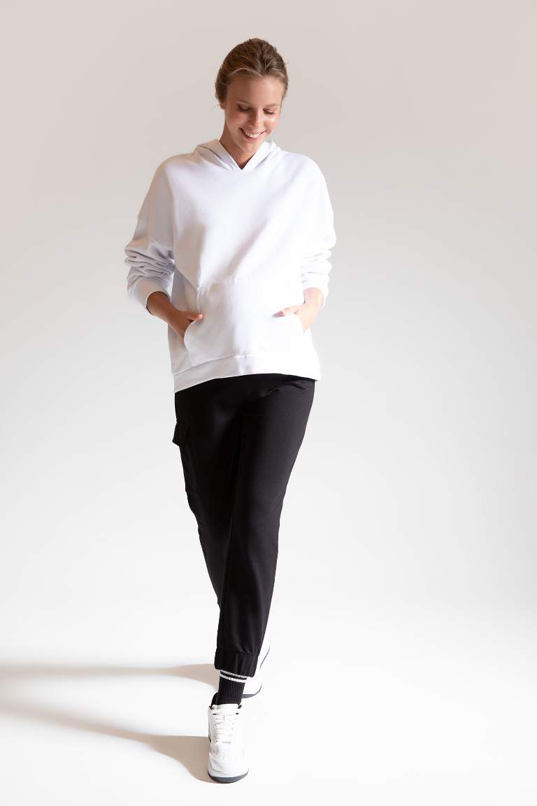Kargo Cepli Jogger Hamile Pantolon