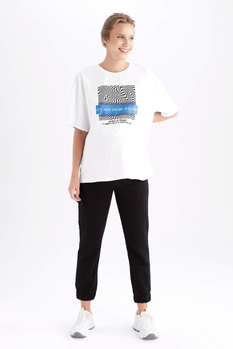 Kargo Cepli Jogger Hamile Pantolon