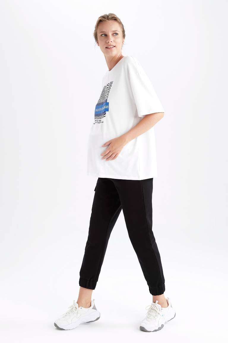 Kargo Cepli Jogger Hamile Pantolon