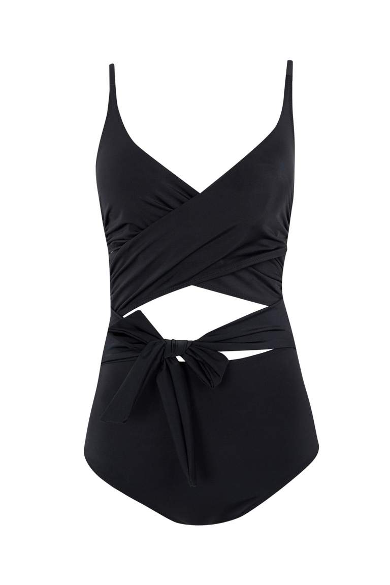 Fall in Love Regular Fit Çapraz Bağlamalı Mayo