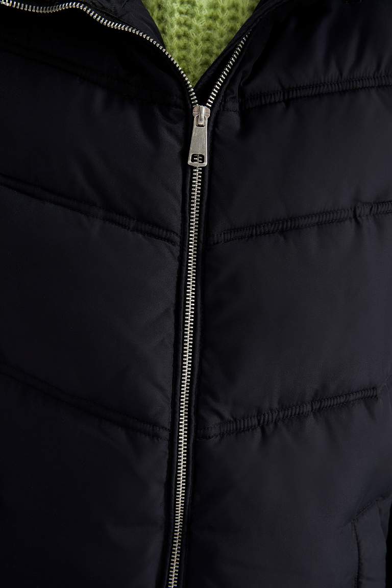 Relax Fit Kapüşonlu Parka