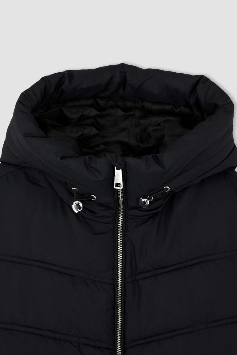 Relax Fit Kapüşonlu Parka