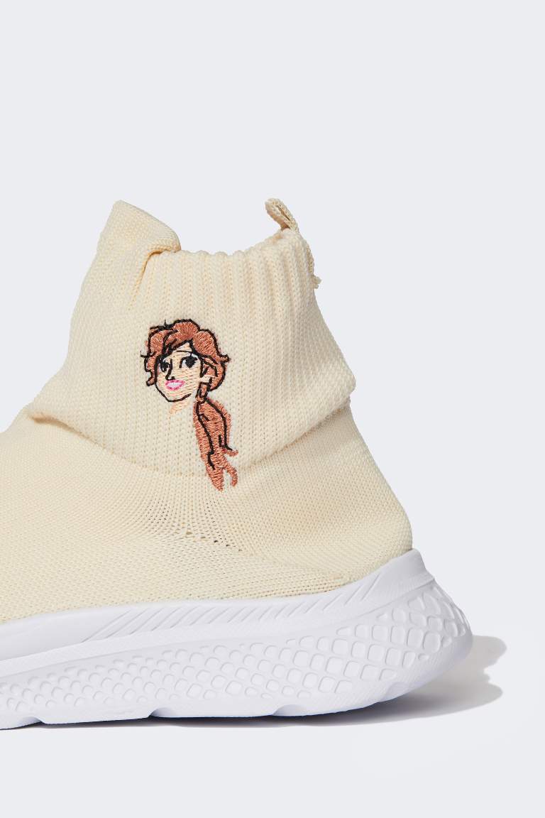 Kız Çocuk Frozen Kısa Çorap Ayakkabı