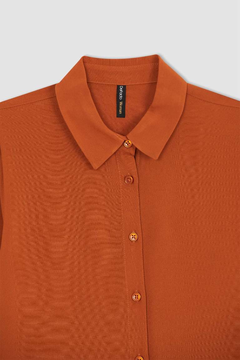 Regular Fit Uzun Kollu Gömlek Tunik