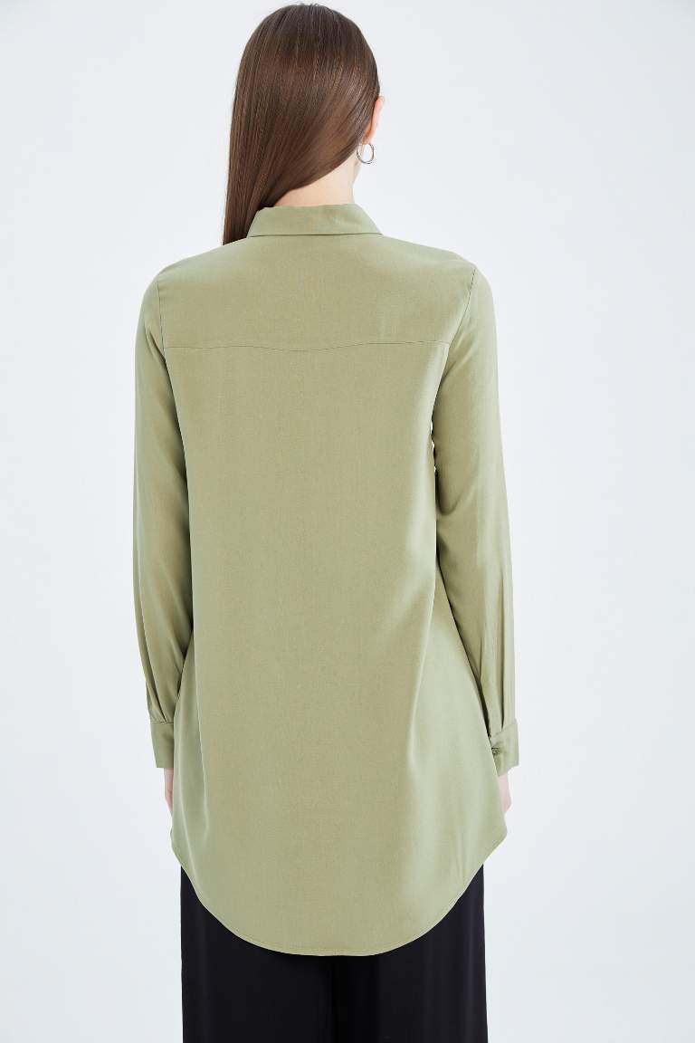 Regular Fit Long Sleeve Shirt Tunic
