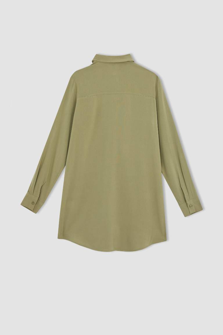 Regular Fit Long Sleeve Shirt Tunic