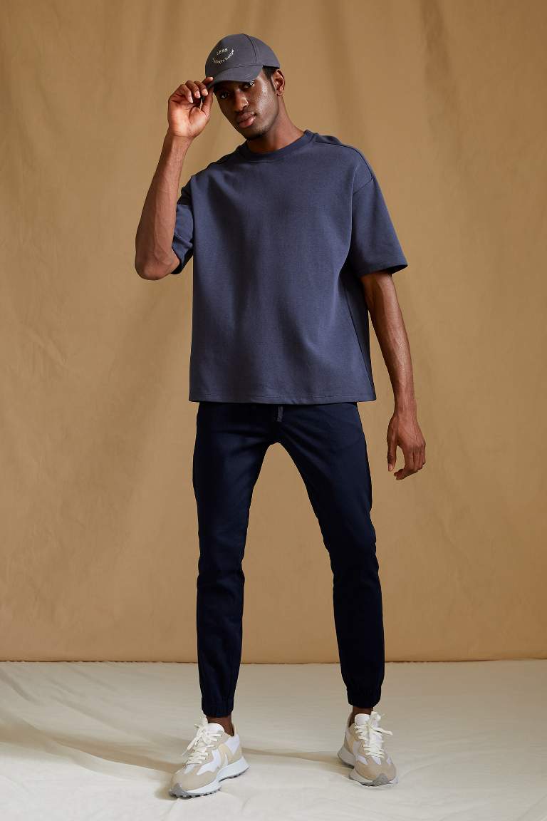 Beli Lastikli ve Bağcıklı Jogger Pantolon