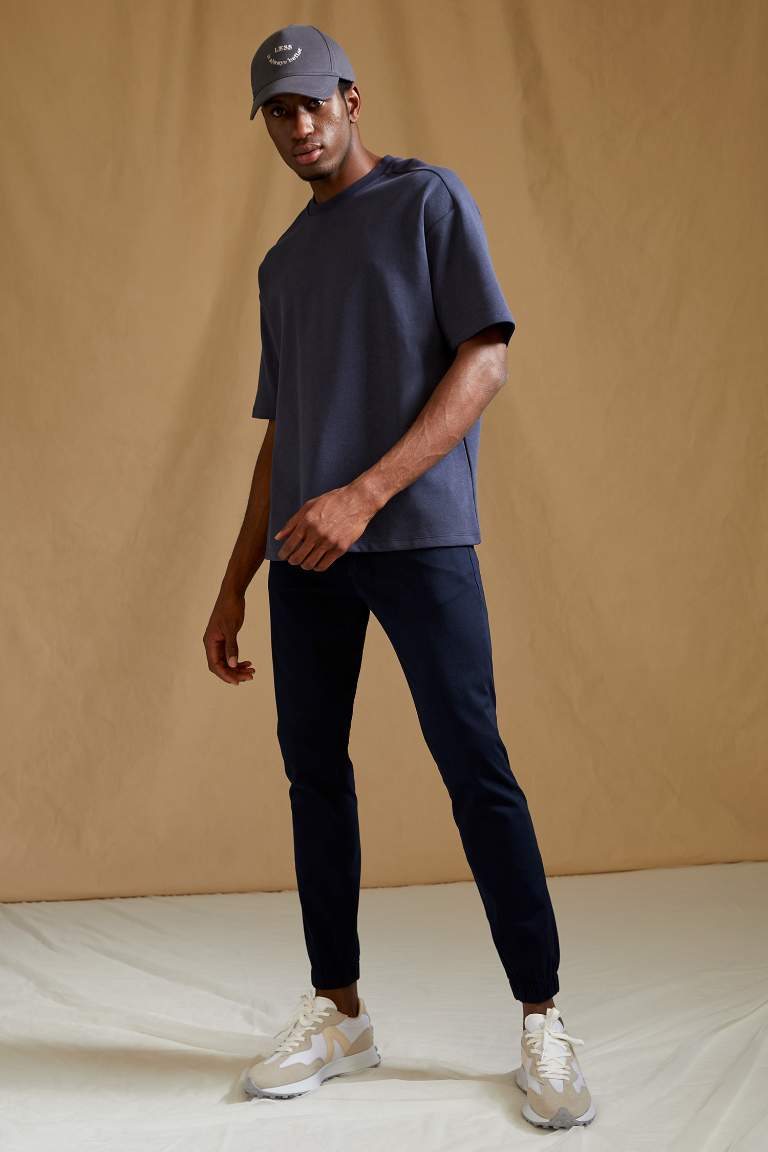 Beli Lastikli ve Bağcıklı Jogger Pantolon