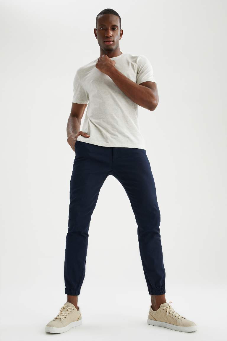 Beli Lastikli ve Bağcıklı Jogger Pantolon