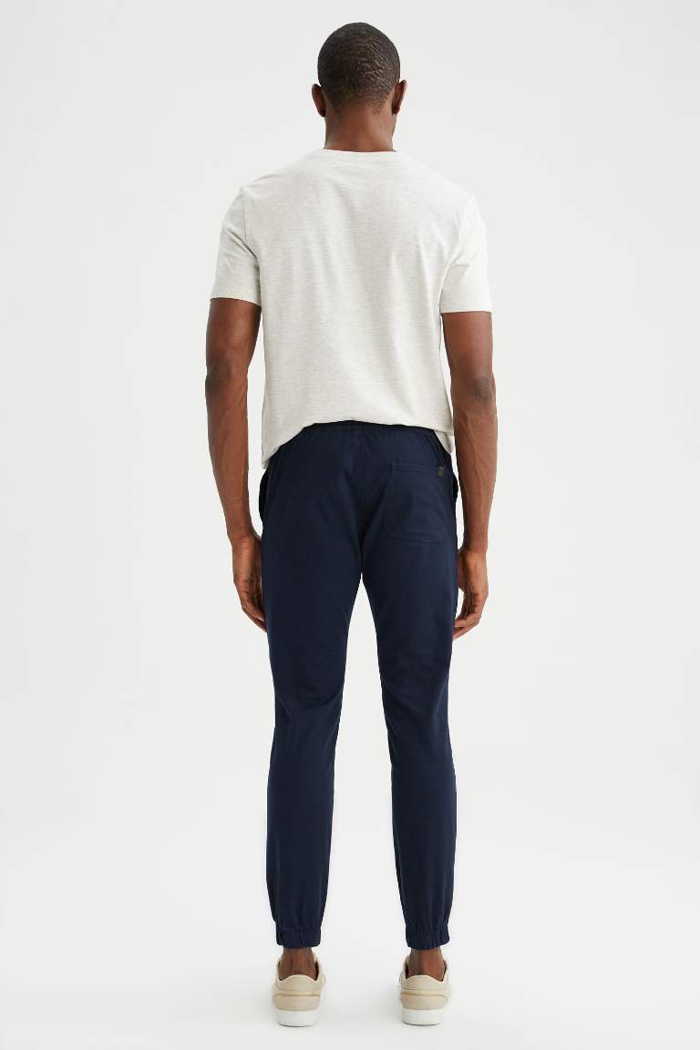 Beli Lastikli ve Bağcıklı Jogger Pantolon